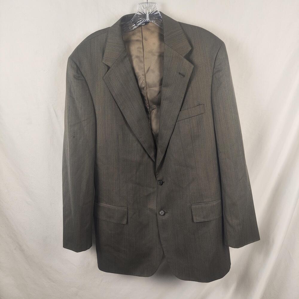 Vintage Polo University Club Ralph Lauren Suit Jacket Mens Large Gray Wool USA